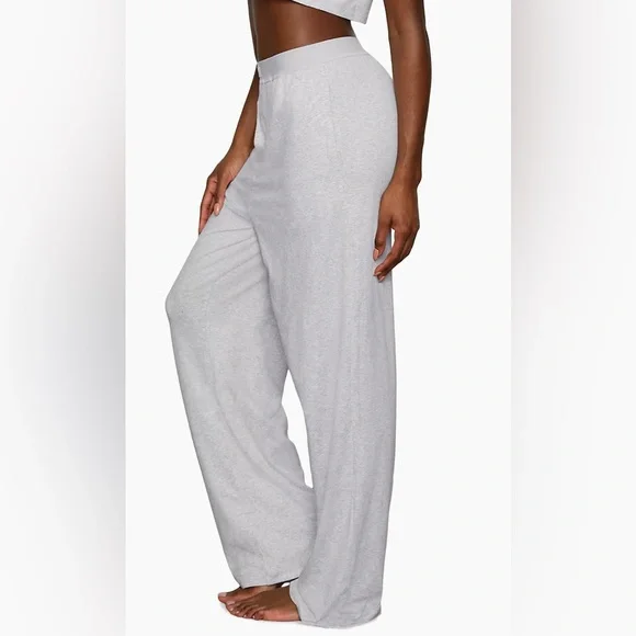 SKIMS Boyfriend Loose Pants in heathered gray-Size Small NWT - Picture 3 of 9